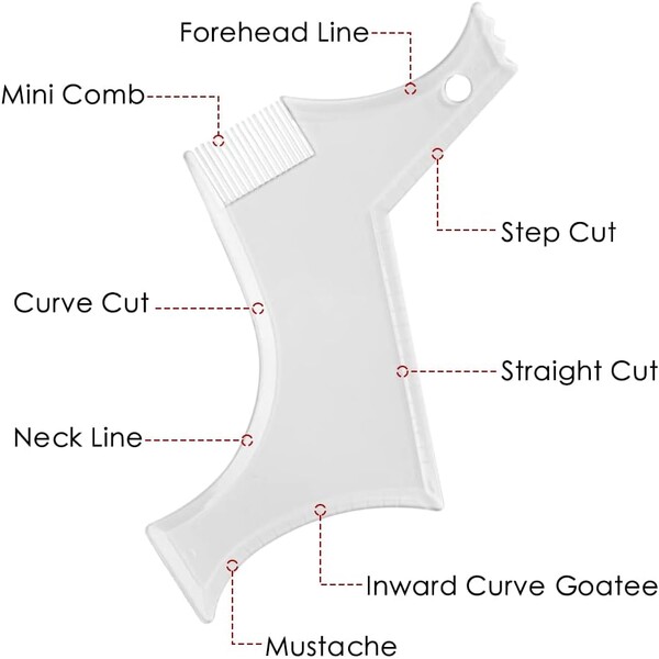 Sablon Barba - Transparent