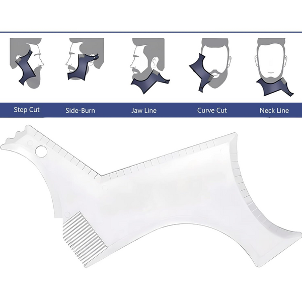 Sablon Barba - Transparent