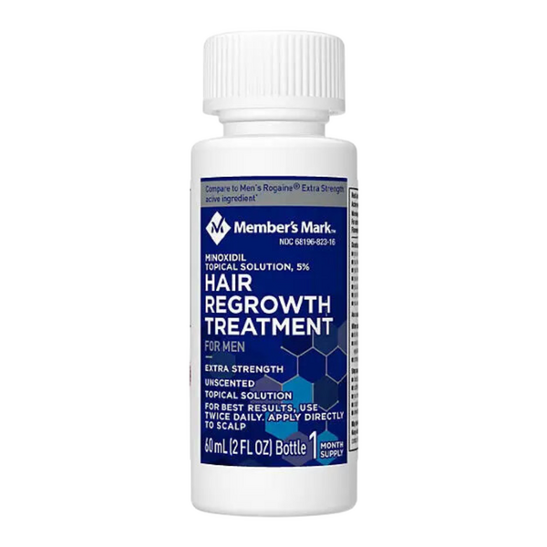 Minoxidil Member's Mark 5%, 1 Luna Aplicare, Tratament Pentru Barba / Scalp