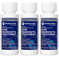 Minoxidil Member's Mark 5%, 3 Luni Aplicare, Tratament Pentru Barba/Scalp
