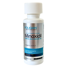 Minoxidil Foligain 5%, 1 Luna Aplicare, Tratament Pentru Barba/Scalp - Cantitate de Alcool redusa