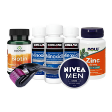 Set Complet Pentru Cresterea Parului/ Barbii, Tratament Pentru 3 Luni