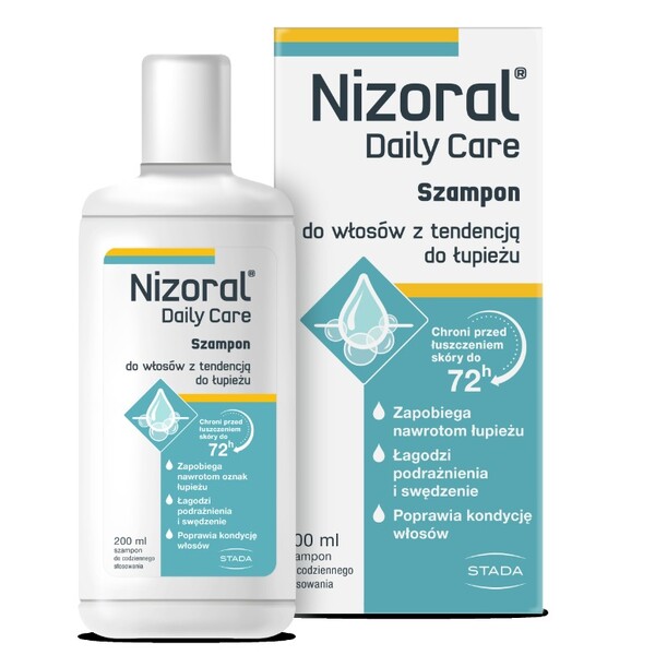 Sampon Anti-Matreata pentru par - NIZORAL Daily Care, 200 ml