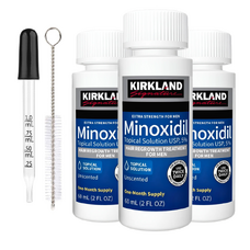 Minoxidil Kirkland 5%, 3 Luni Aplicare, Tratament Pentru Barba/Scalp