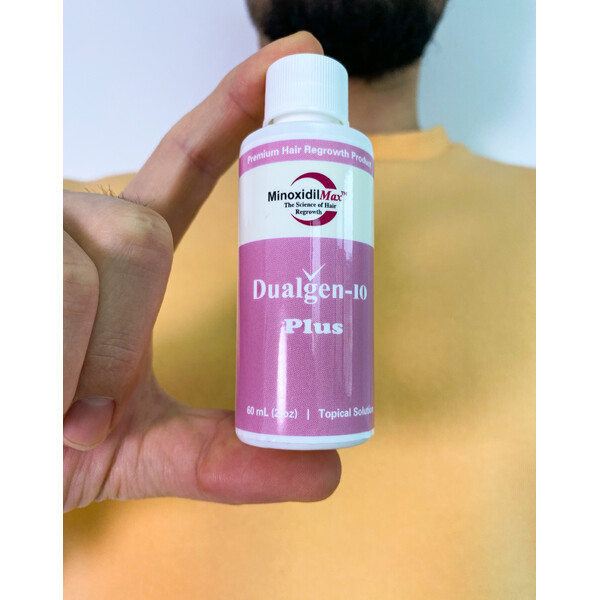 Minoxidil Dualgen 10% Plus si Finasteride 0.1%, Tratament Pentru 1 Luna, 60 ml