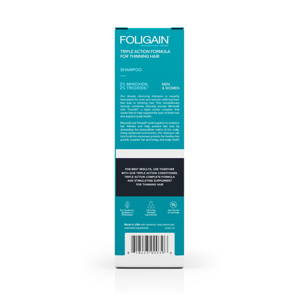 FOLIGAIN Sampon pentru regenerarea parului cu 2% Minoxidil, 236 ml