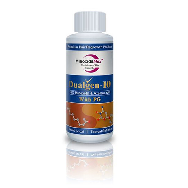Minoxidil Dualgen 10%, 1 Luna Aplicare, Tratament Pentru Barba / Scalp