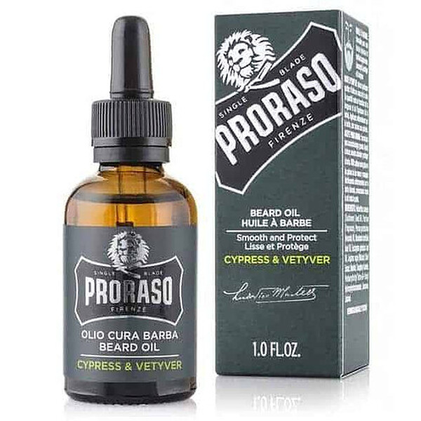 Ulei de barba - Proraso Cypress and Vetiver, 30 ml