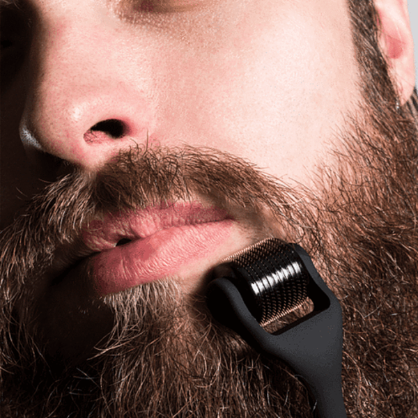 Minoxidil Kirkland 5%, 2 Luni Aplicare, Dermaroller Cu Carcasa Protectoare, Tratament Pentru Barba / Scalp