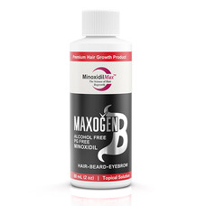 Minoxidil 5% Maxogen-B,  Absorbtie Rapida, fara PG, 1 lună aplicare, Tratament Pentru Barba / Scalp