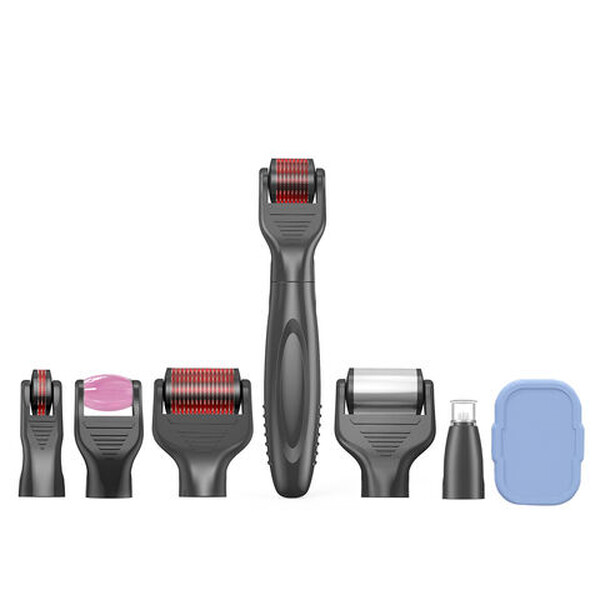 Set 7-în-1 Derma Roller cu Microace, Rolă din Jad și Rolă cu Gheață pentru Îngrijirea Feței și Corpului