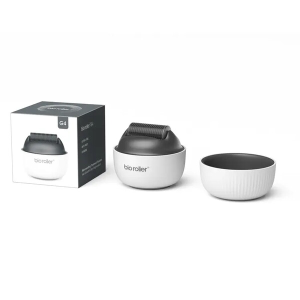 BioRoller , 1200 ace din otel inoxidabil, 3 luni utilizare, Tratament Pentru Barba / Scalp