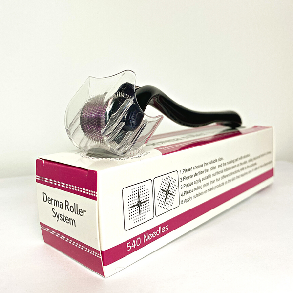 Minoxidil Member's Mark 5%, 1 Luna Aplicare, Dermaroller Cu Capac Protector, Tratament Pentru Barba / Scalp