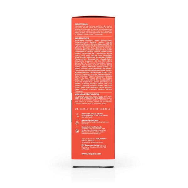 FOLIGAIN Sampon Pentru Cresterea Parului La Barbati Cu 2% Trioxidil, 236 ml