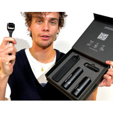 Copenhagen Grooming - Set de creștere a bărbii, Beardroller, Activator, Cleanser, Keychain comb