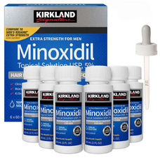 Minoxidil Kirkland 5%, 6 Luni Aplicare, Tratament Pentru Barba/Scalp / Pipeta Inclusa