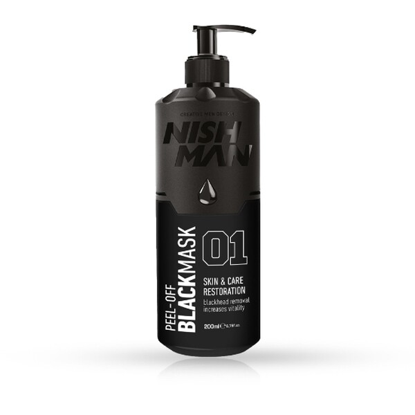 Masca neagra - NISH MAN - 200 ml