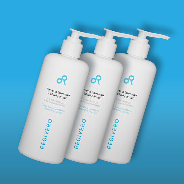Regivero - Pachet 3x Sampon impotriva caderii parului