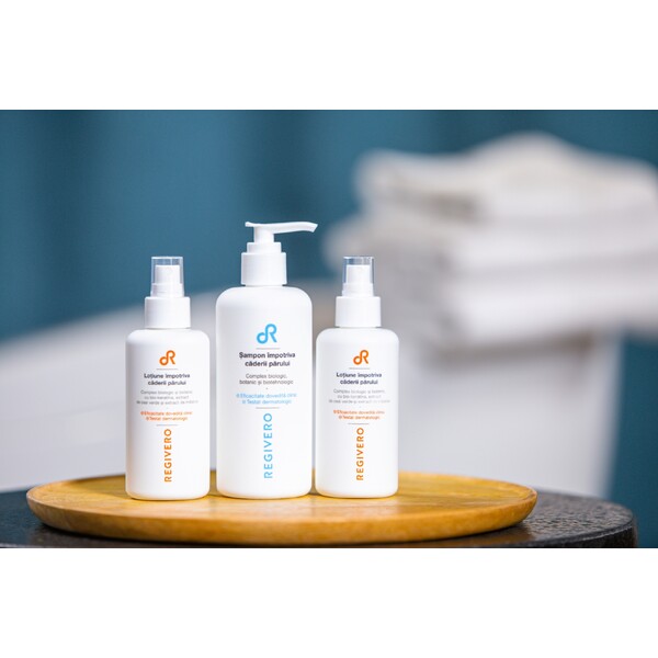Set Regivero - Tratament natural profesional impotriva caderii parului