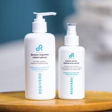 Set ingrijire par pentru stimularea cresterii, efect reparator, stralucire si volum Regivero