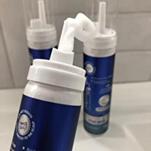 Spuma pentru Cresterea Parului la Barbati, Remixidil, Minoxidil 5%, Blocant DHT si Biotina, 3 luni aplicare