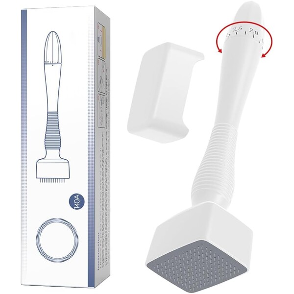 Derma Stamp 140 Ace, Marimi Reglabile - 0.5 mm - 3 mm, Pentru Barba / Scalp