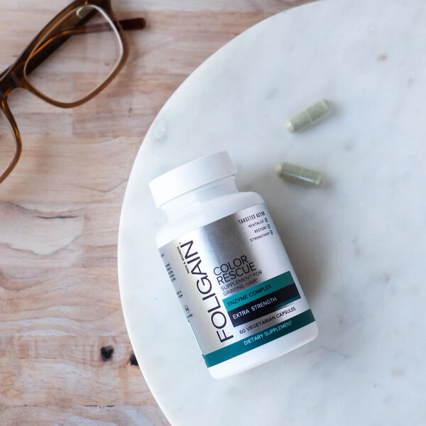 FOLIGAIN Supliment de restabilire a culorii pentru parul carunt - 60 Capsule