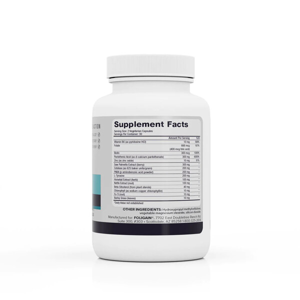 FOLIGAIN Supliment de restabilire a culorii pentru parul carunt - 60 Capsule