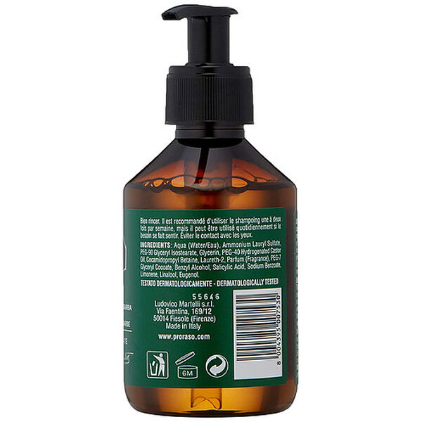 PRORASO - Sampon revigorant de barba - Refreshing - 200 ml
