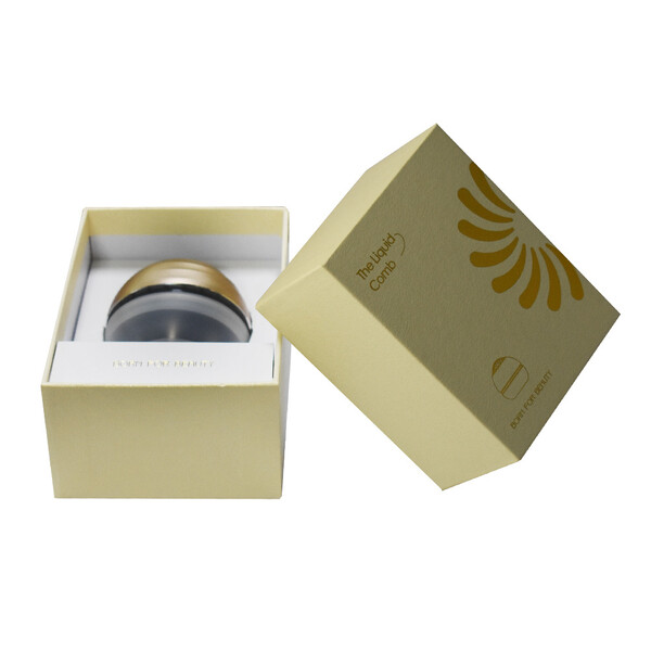 Dispozitiv 2-în-1 pentru masaj capilar, cu funcție de dozare și aplicator pentru uleiuri esențiale și tratamente capilare lichide, Auriu/Negru