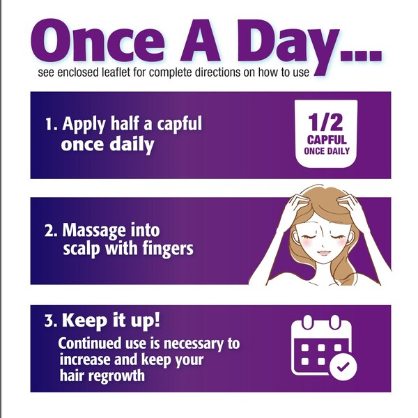 Spuma - Minoxidil Equate 5%, Tratament Impotriva Caderii Parului, pentru Femei, 1x 60ml, 2 luni aplicare