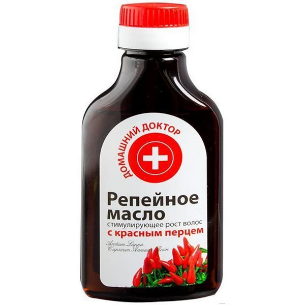 Ulei de Brusture si Extract de Ardei Rosu, Doctorul Casei, 100 ml