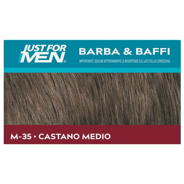 VOPSEA PENTRU BARBA SI MUSTATA JUST FOR MEN MEDIUM BROWN M-35 - Maro