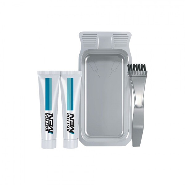 VOPSEA PENTRU BARBA SI MUSTATA JUST FOR MEN REAL BLACK M-55 - Negru