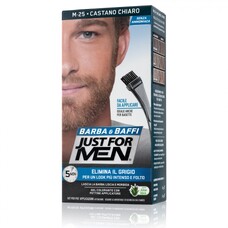 VOPSEA PENTRU BARBA SI MUSTATA JUST FOR MEN CASTANO CHIARO M-25 - Saten Deschis
