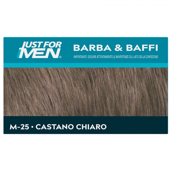 VOPSEA PENTRU BARBA SI MUSTATA JUST FOR MEN CASTANO CHIARO M-25 - Saten Deschis
