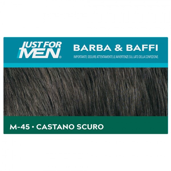 VOPSEA PENTRU BARBA SI MUSTATA JUST FOR MEN CASTANO SCURO M-45 - Saten Inchis